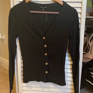 Black Sweater Top